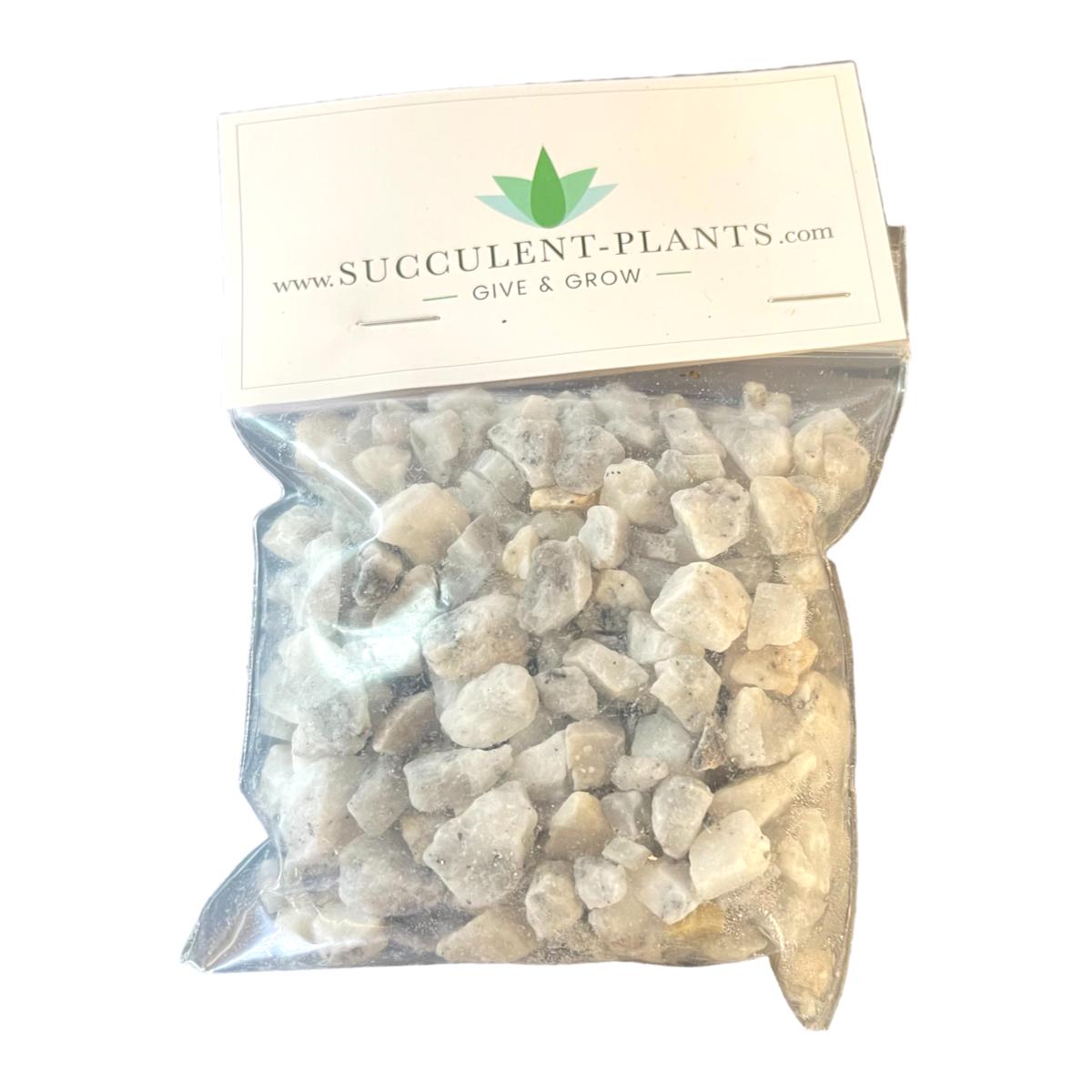 white pebbles for succulents Bagged Decorative Pebbles for Sale - White