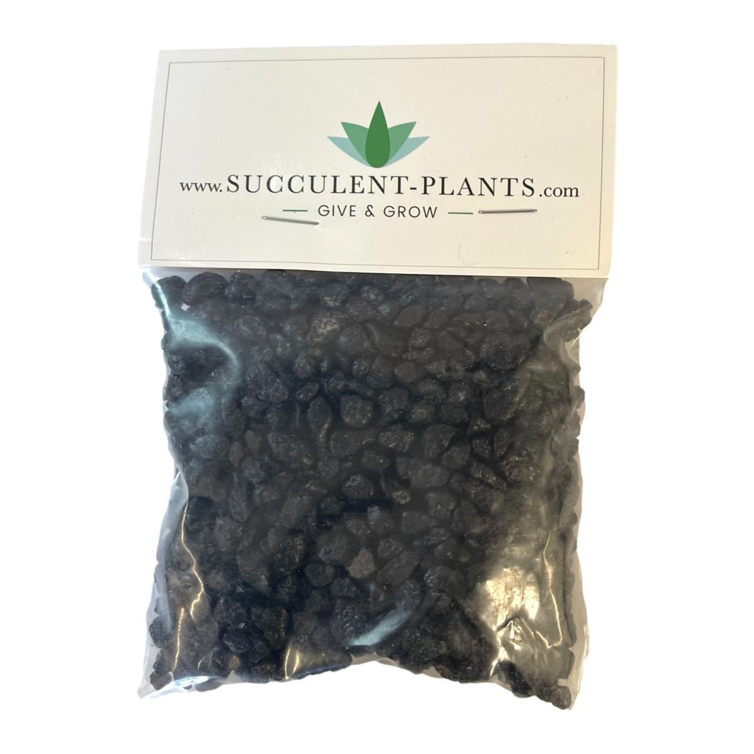Bagged Decorative Pebbles - Black - Succulent-Plants.com